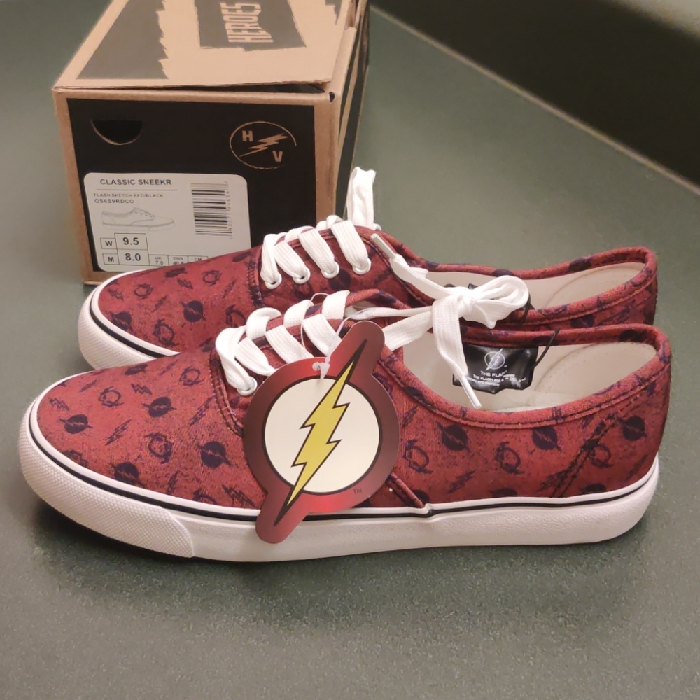 The Flash canvas sneakers